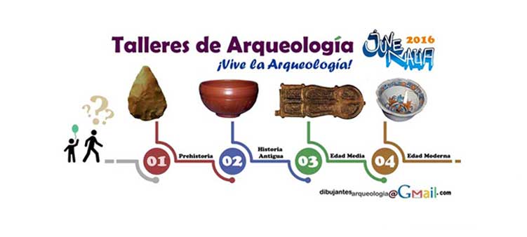 Dibujantes de Arqueología en Juvenalia